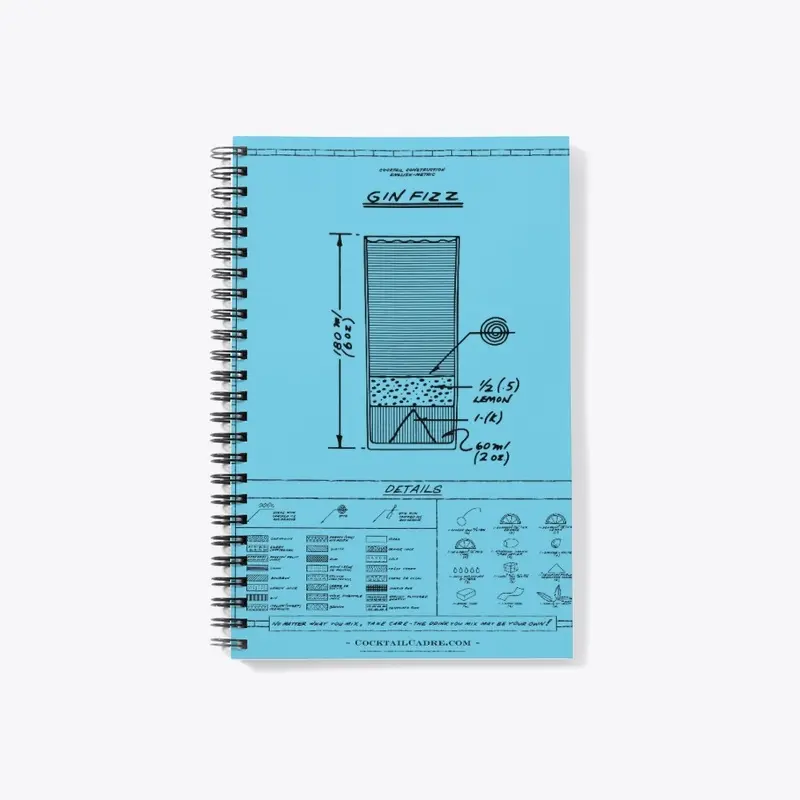 Gin Fizz Chart (Black Type)