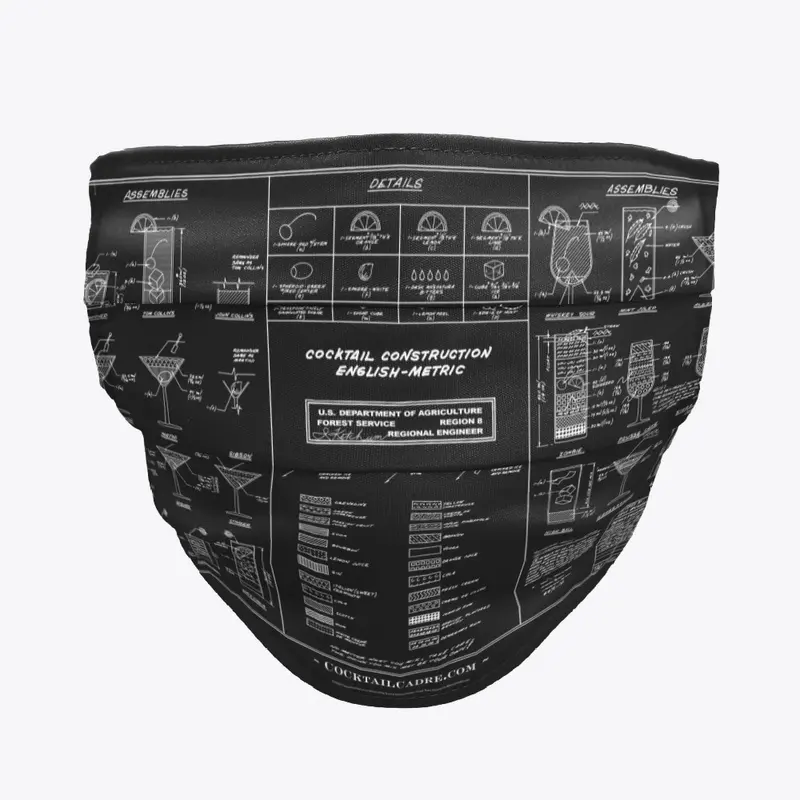 Cocktail Construction Chart (White)